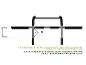 Pull-up bar met instelbare gripbreedte en wanddikte.