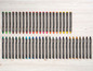 Een set van 40 wateroplosbare pastelkrijtjes van Crelando.