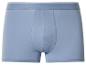 Lichtblauwe herenboxershort met elastische tailleband.