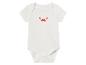 Wit baby-rompertje met rode krab.