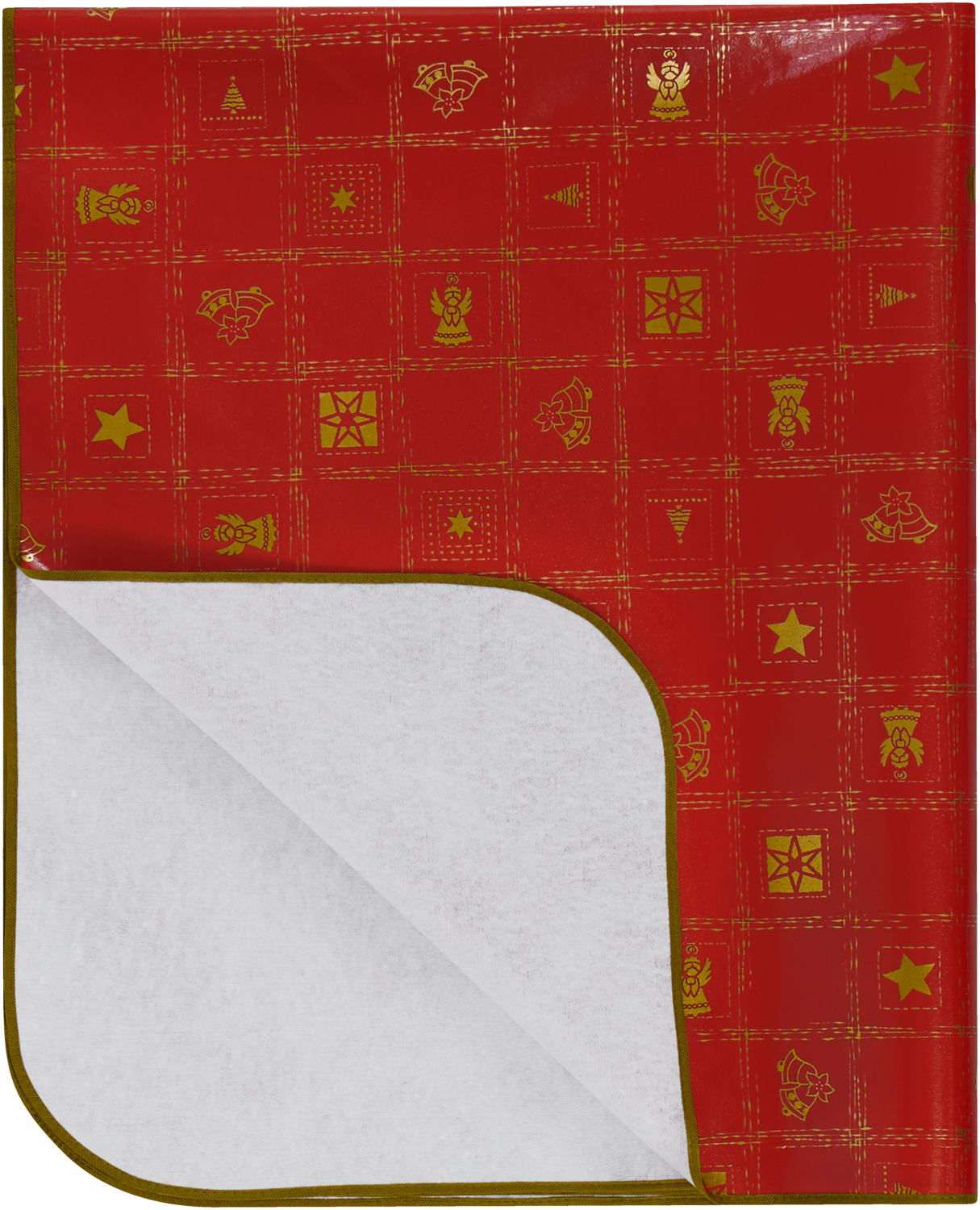 LIVARNO Kerst tafelkleed met laklaag (110x140cm, Rood)