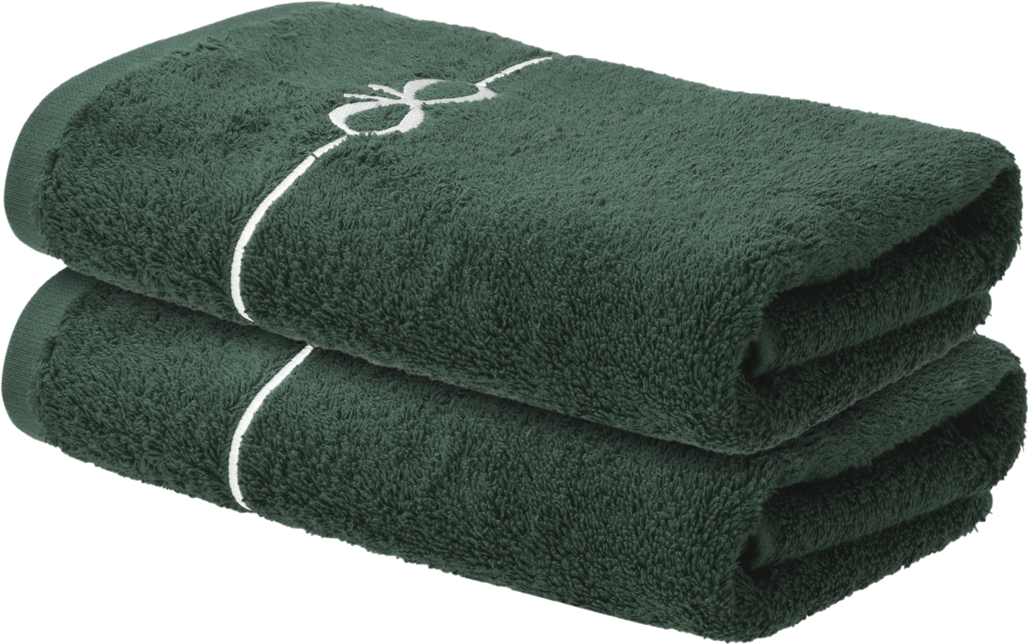 LIVARNO Handdoeken, 2 stuks, 50 x 100 cm (Groen)