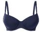 Donkerblauwe damesbeha met verstelbare bandjes