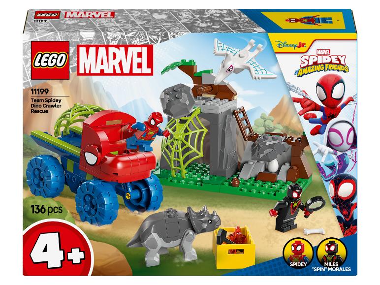 LEGO Marvel Spidey en zijn geweldige vrienden Dino Crawler Rescue set.