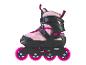 Roze en zwarte kinder-inline skates