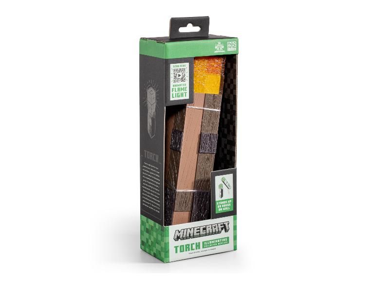 The Noble Collection Minecraft-fakkel in de originele verpakking