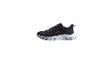 Zwarte sportschoenen met roze details en witte zool