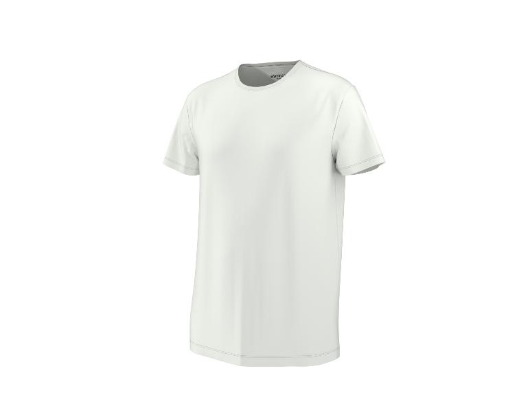 Wit heren T-shirt met korte mouwen