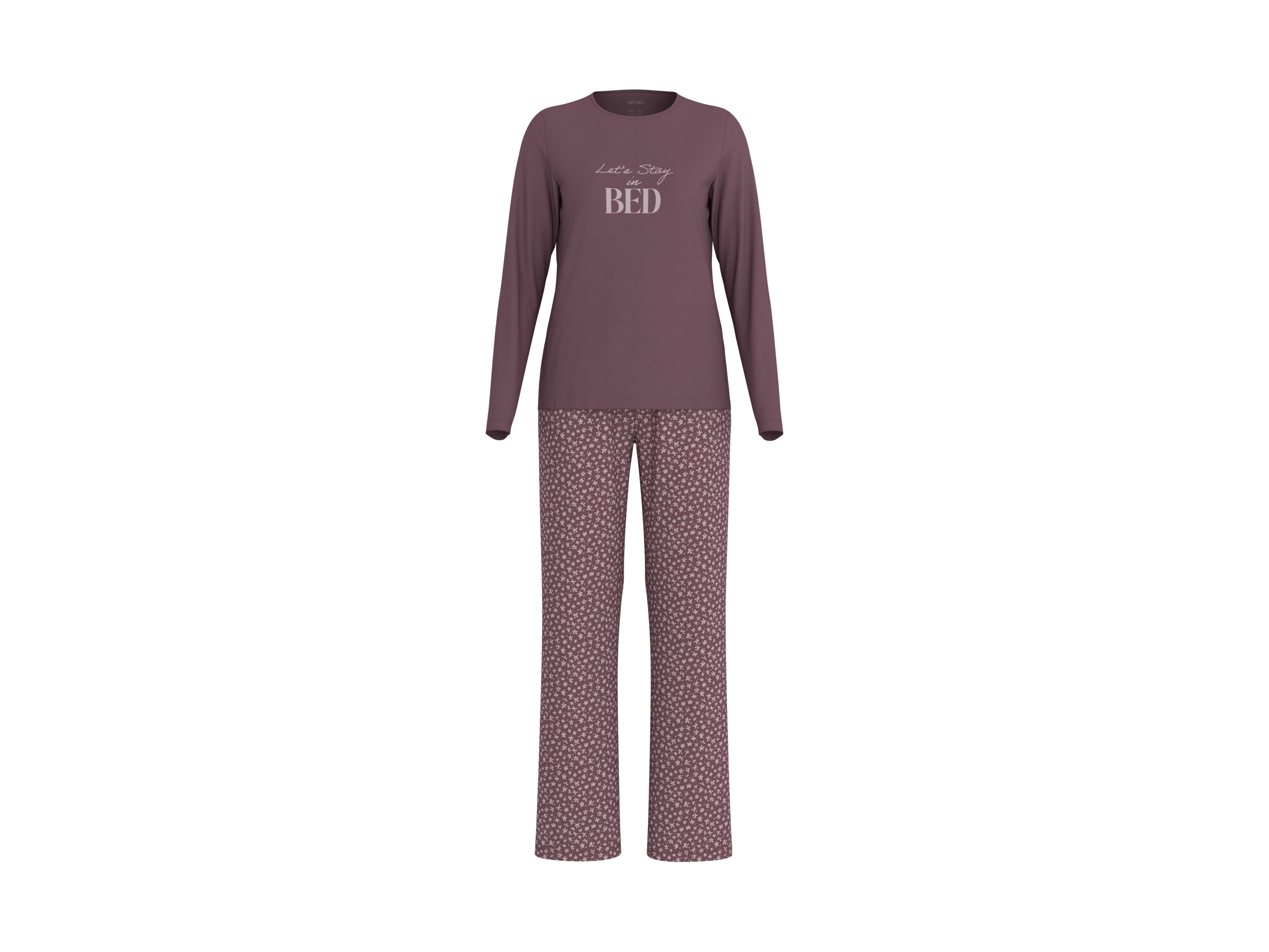 ESMARA Dames pyjama (Lila, L (44/46))