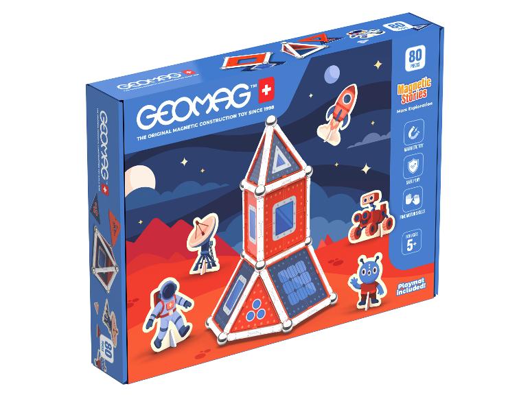 Magnetische bouwset met 80 onderdelen voor Marsverkenning, voor kinderen van 5+.