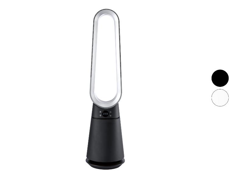 Dyson bladeless ventilator, modern en elegant design.