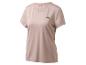Lichtbruin sport T-shirt met korte mouwen en ronde hals
