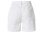 Witte damesshort, achteraanzicht
