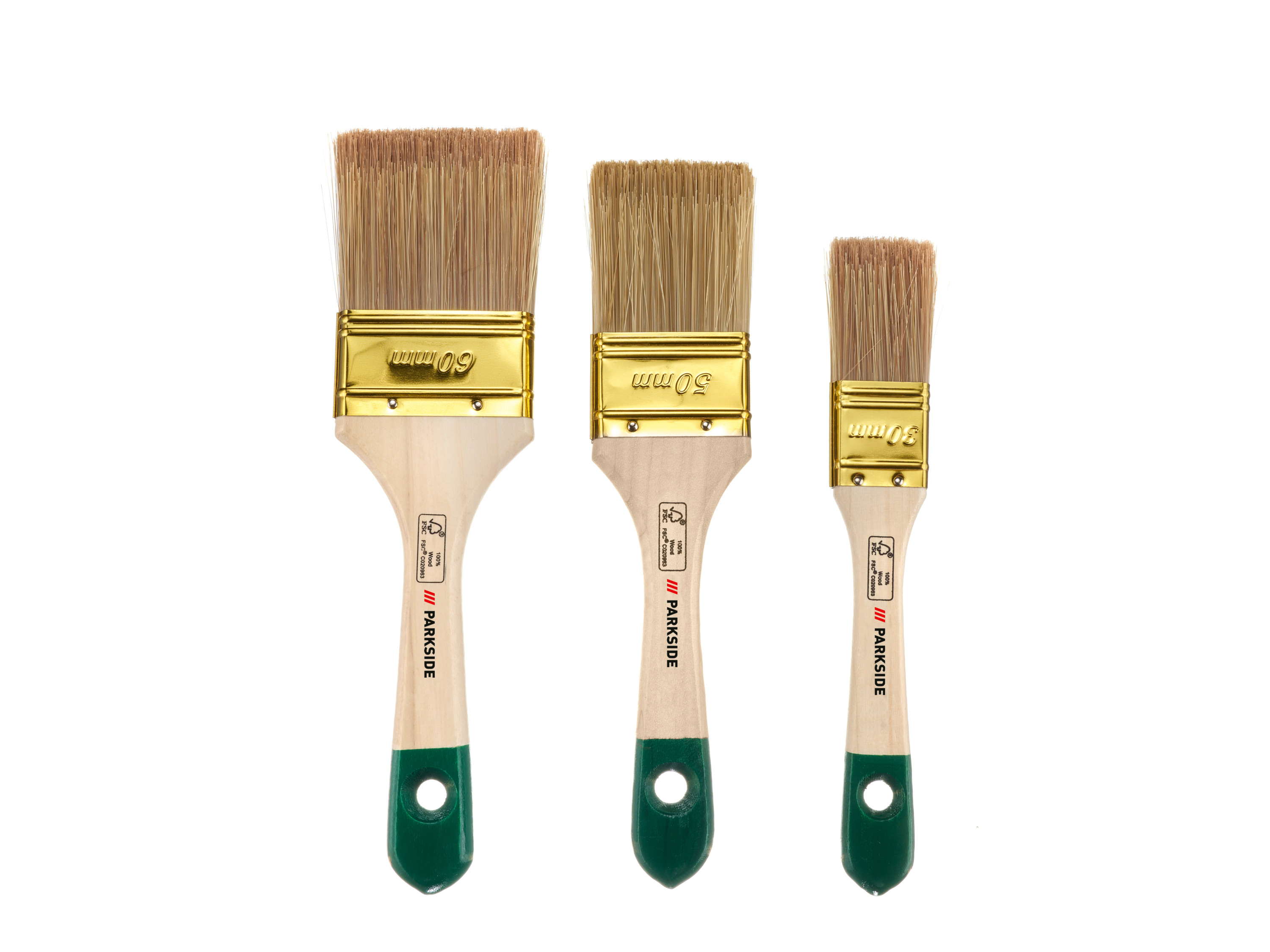 PARKSIDE Kwastenset 3-delig (Acryl)