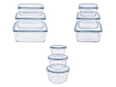 SILVERCREST® Glazen vershoudbakjes