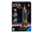 Ravensburger 3D-puzzel Empire State Building Night Edition met 216 stukjes en LED-verlichting.