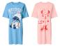 Twee nachthemden: een blauwe met Stitch en een roze met Minnie Mouse.