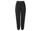 Zwarte joggingbroek met elastische tailleband en geribde boorden