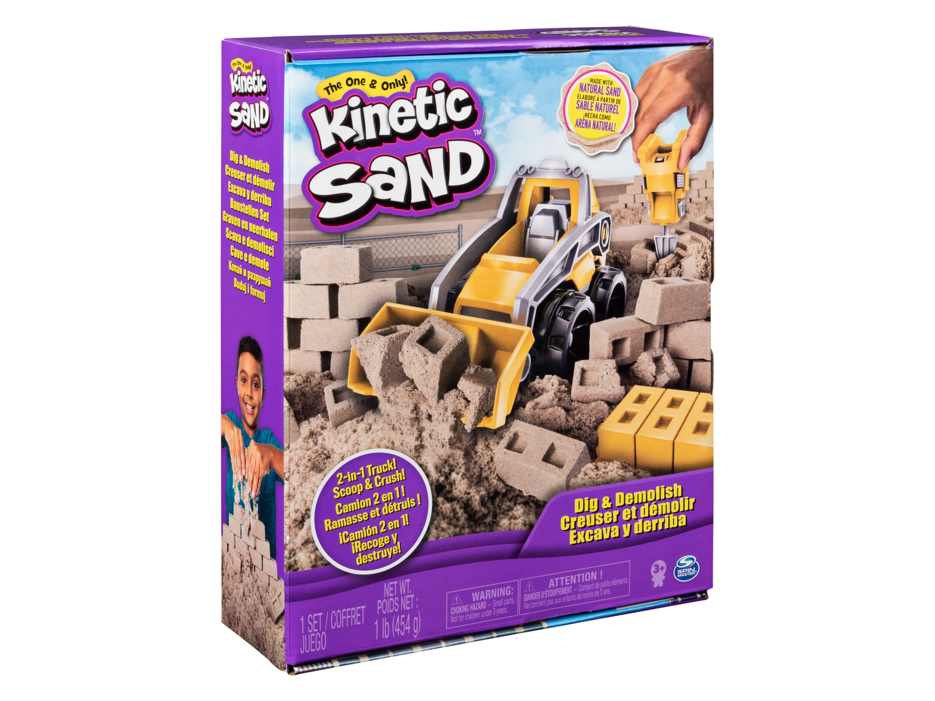 KINETIC SAND Dig & Demolish Truck speelset