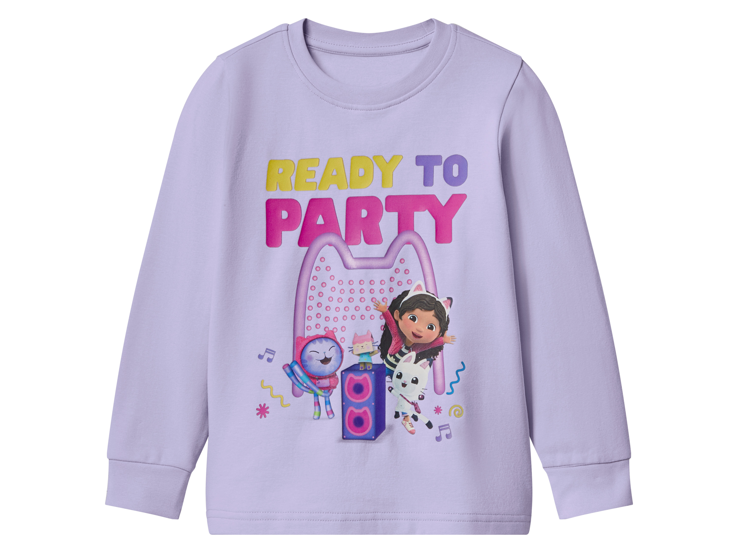 Kinder longsleeve Gabby's Poppenhuis (Lila, 98/104)