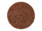 Ronde bruine schuurpad voor reiniging of schuren