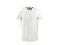 Wit T-shirt met korte mouwen en neklabel.