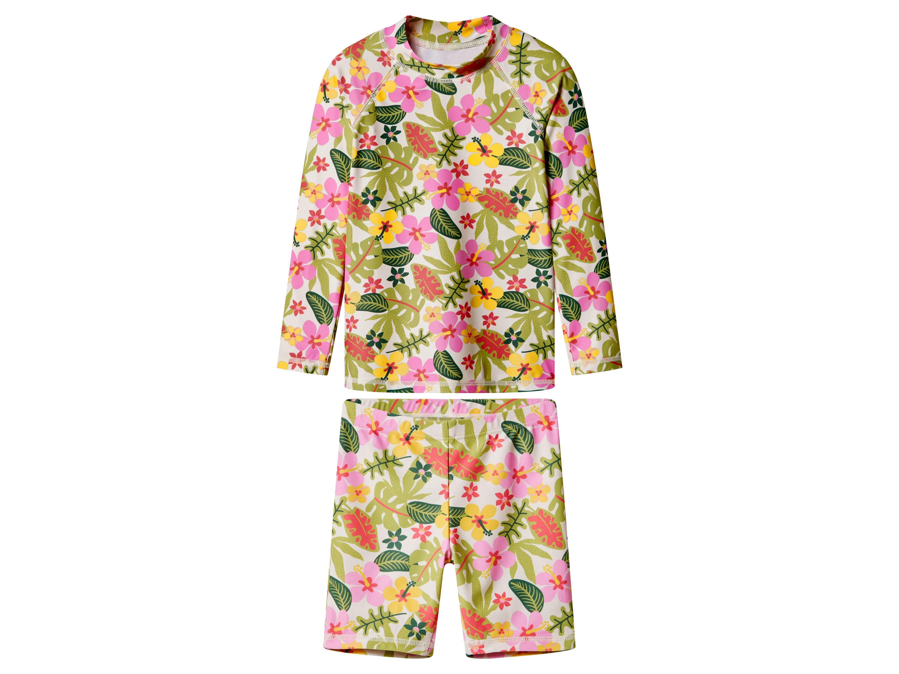 LUPILU Kinder UV-zwemset 2-delig (bloemen, 98/104)