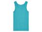 Turquoise meisjes tanktop.
