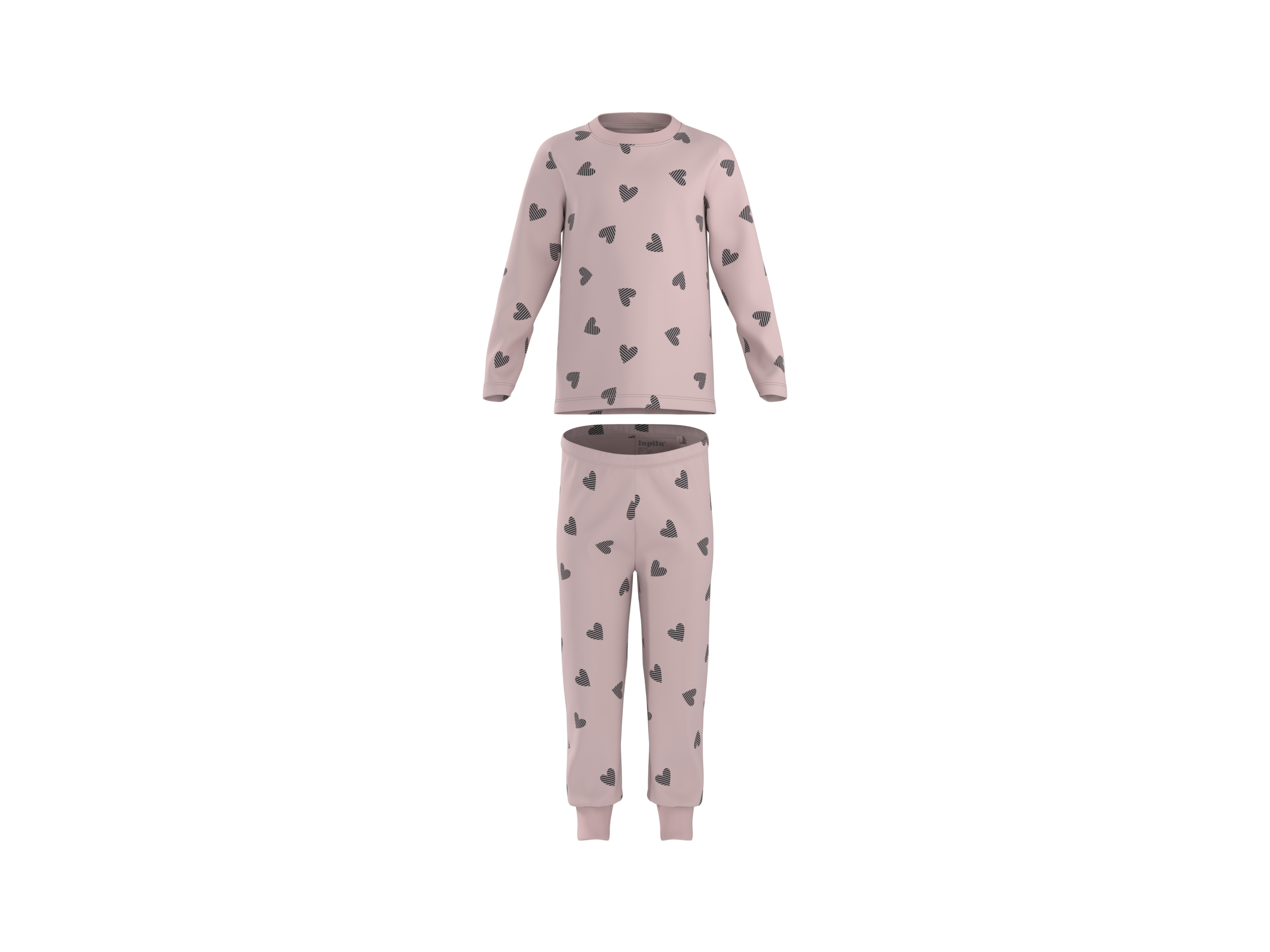 LUPILU Kinder pyjama (Roze, 98/104)