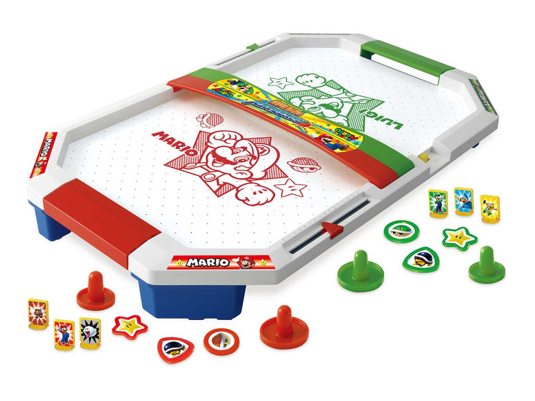 Ga naar volledige schermweergave: Super Mario Games Tafelspel Air Hockey - afbeelding 1