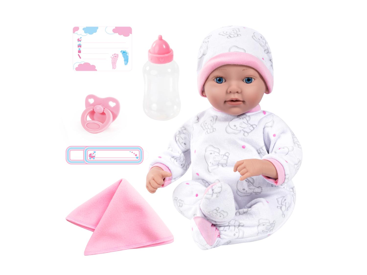 Reborn babypop 38 cm, met geboortecertificaat en naamplaatje.
