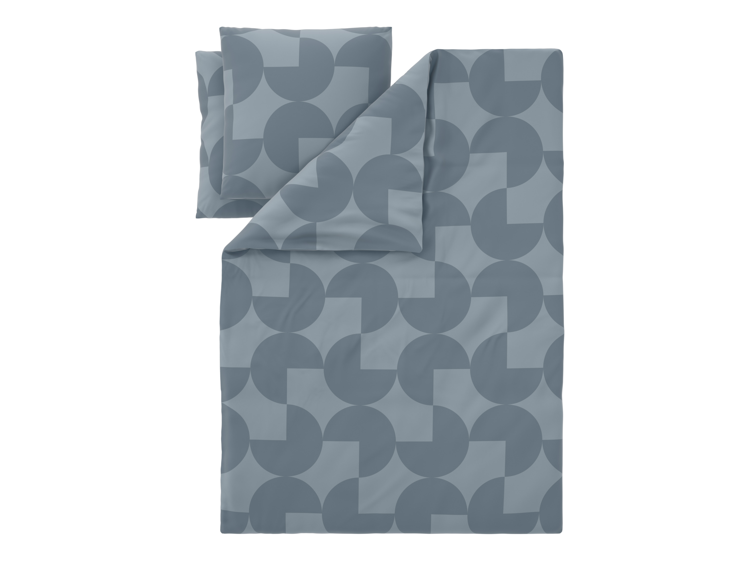 LIVARNO Renforcé dekbedovertrek 240 x 220 cm (Blauw)