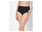 Zwarte high-waist slip, comfortabel ondergoed.