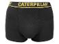 Zwarte boxershorts met een gele Caterpillar-band.