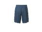 Donkerblauwe sportshorts voor heren, achteraanzicht.