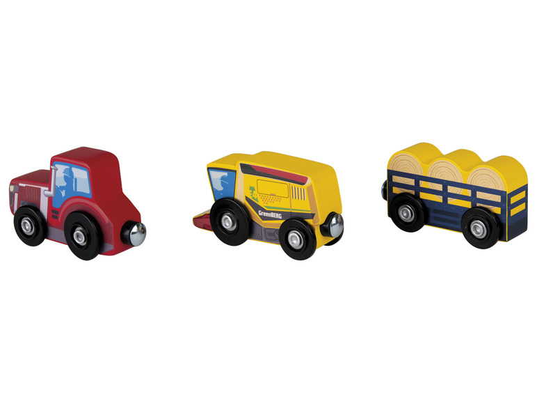 Ga naar volledige schermweergave: Playtive Houten voertuigen-set, 3 delig - afbeelding 12