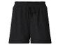 Zwarte shorts met elastische taille en trekkoord