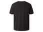 Zwart heren T-shirt met korte mouwen, achterkant