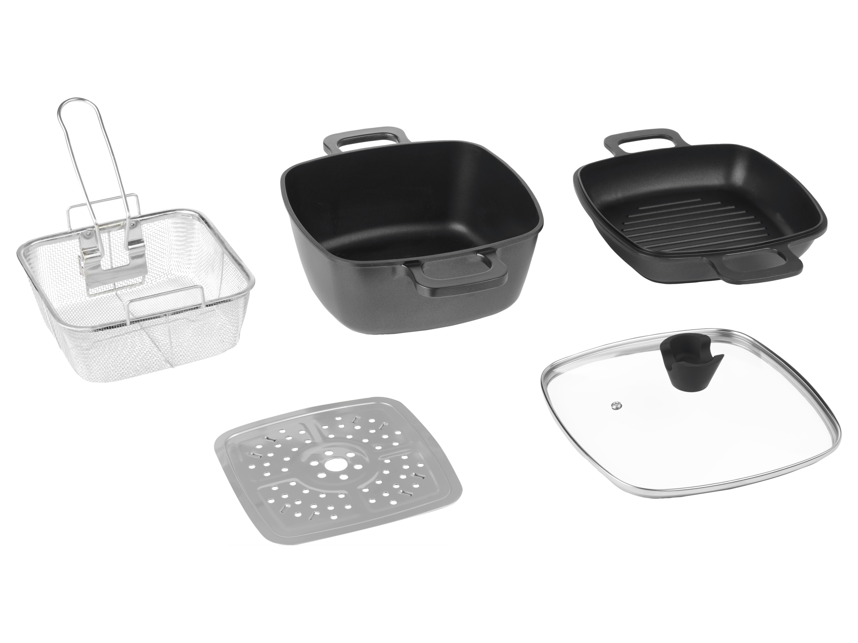 SILVERCREST Multifunctionele pannenset 5-delig