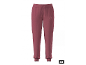Donkerroze joggingbroek met elastische tailleband en manchetten.