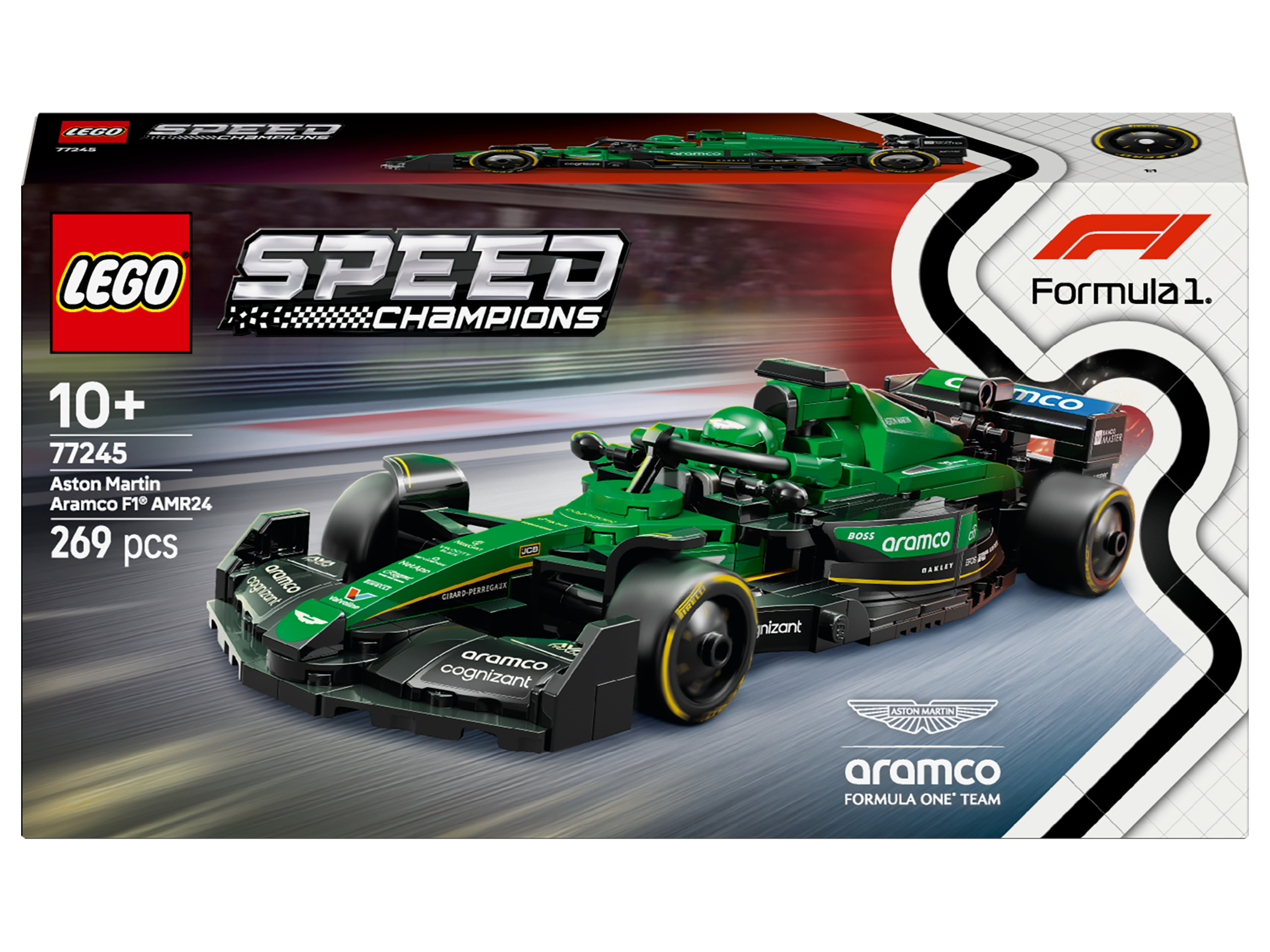 LEGO SPEED CHAMPIONS 77245 Aston Martin Aramco F1 AMR24 racewagen