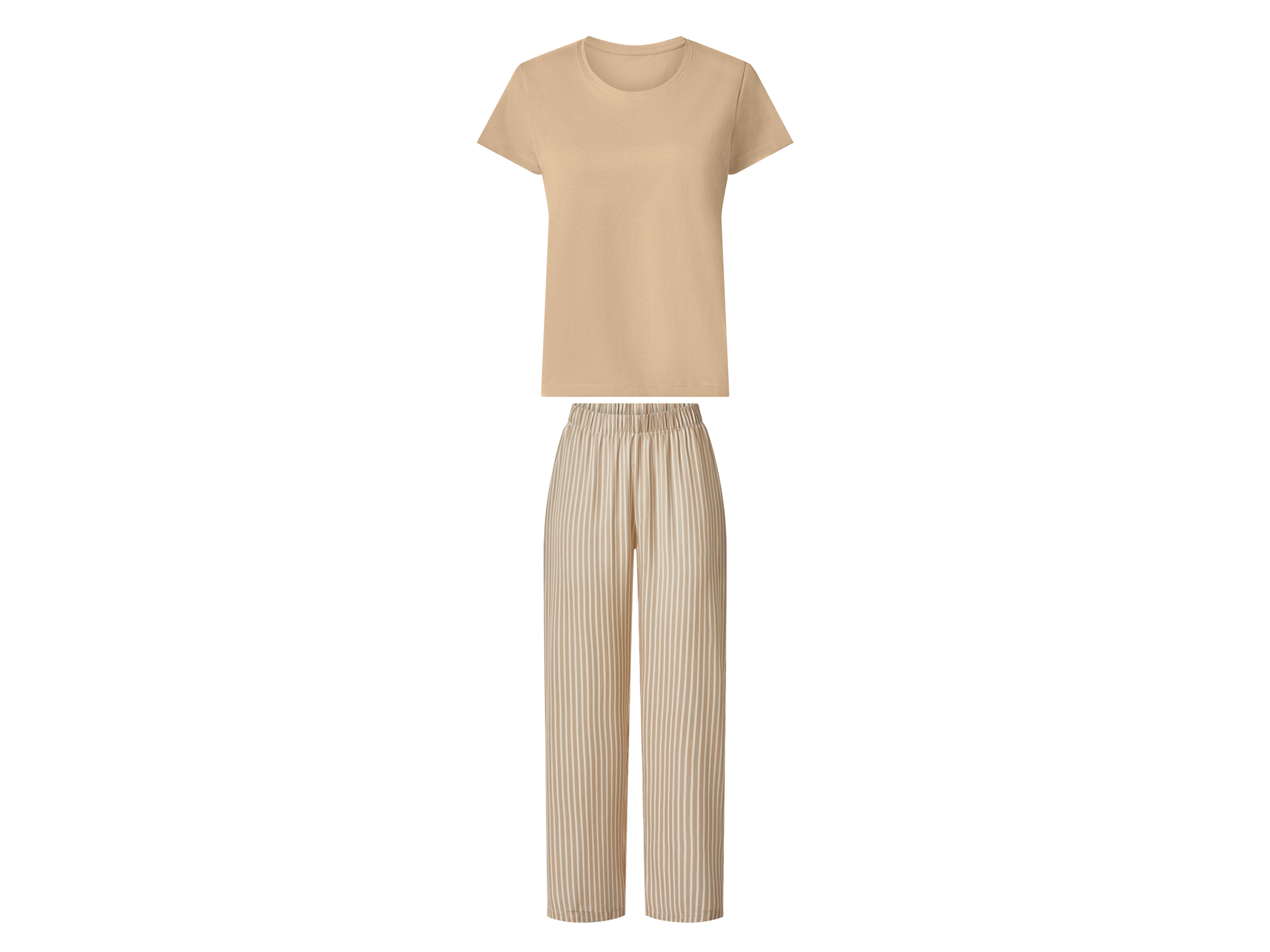 esmara Dames pyjama (Lichtbruin, XS (32/34))