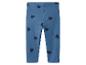 Blauwe kinderlegging met hartjes