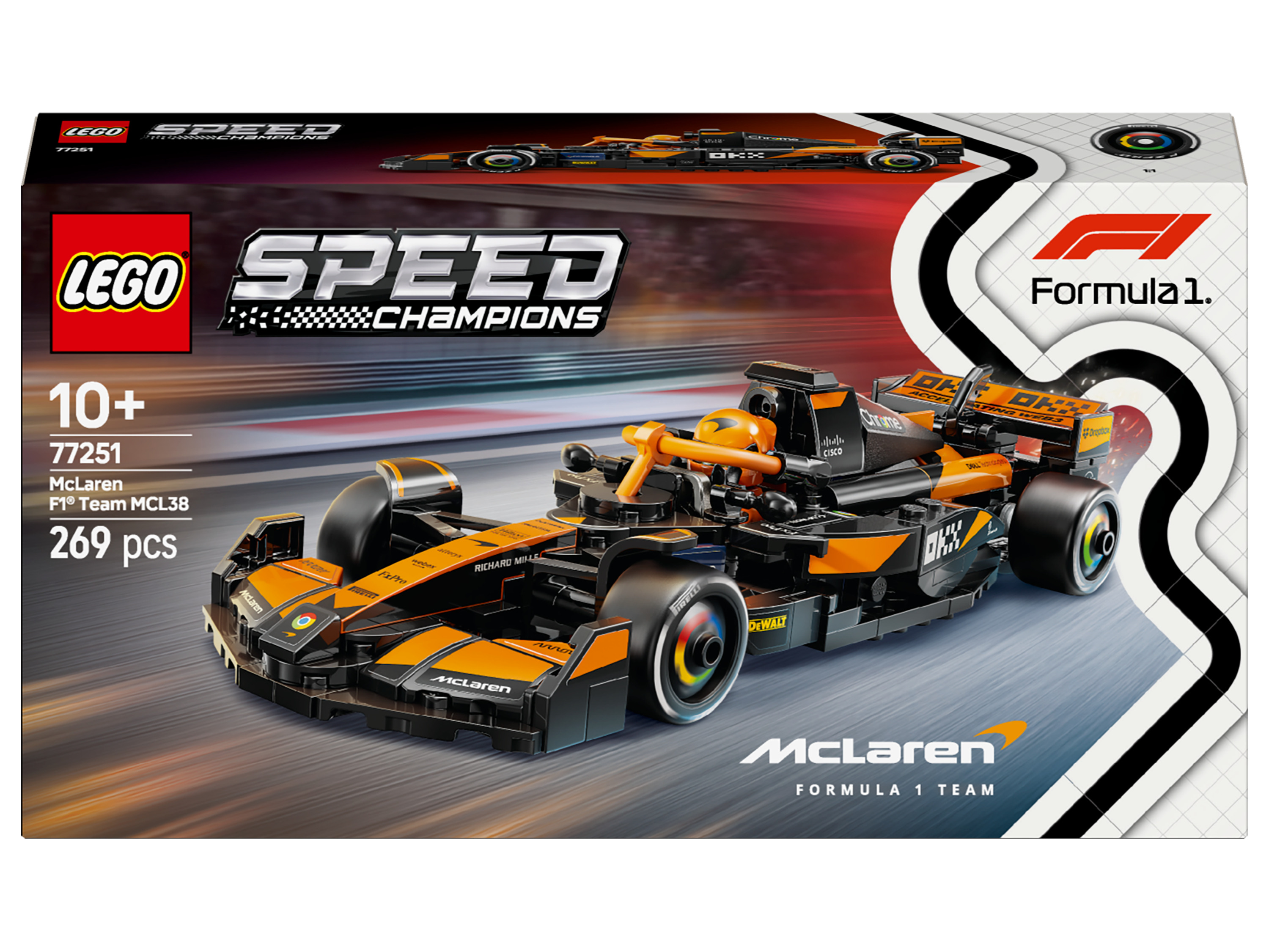 LEGO Speed Champions 77251 McLaren F1 Team MCL38 racewagen