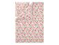 Dekbedovertrekset met roze bloemenpatroon