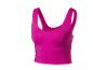 Fuchsia mouwloze sporttop voor dames