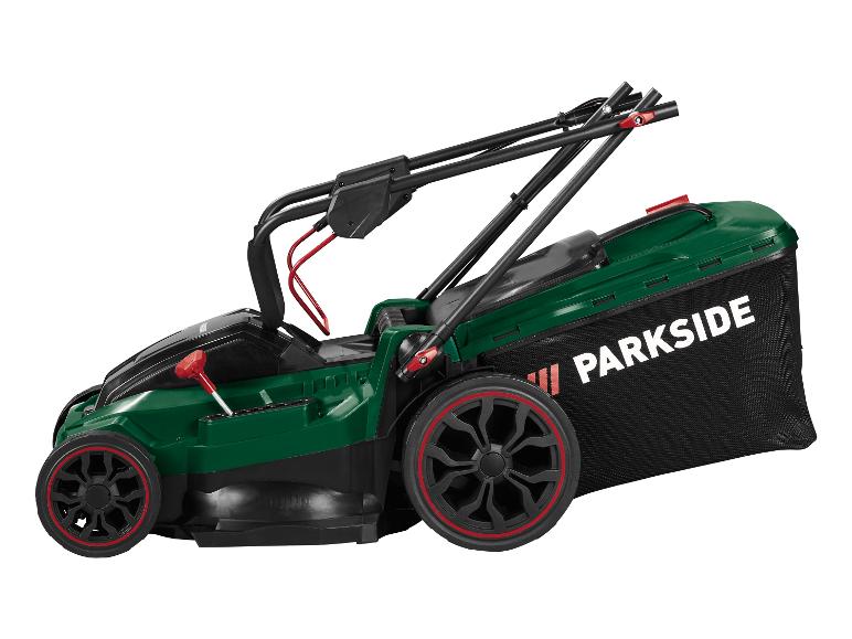 Parkside grasmaaier: motor, opvangbak.
