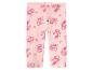 Lichtroze meisjeslegging met puppy- en pootafdruk.
