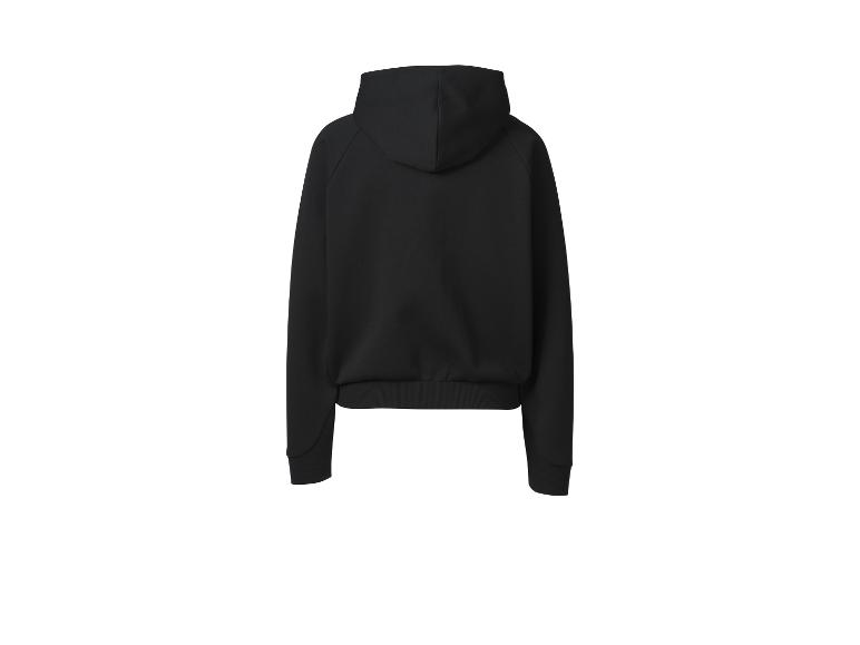 Zwarte hoodie, achterkant