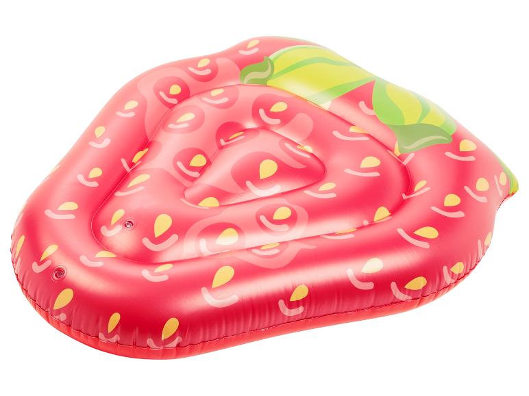 Opblaasbare aardbei zwemband voor in het zwembad.